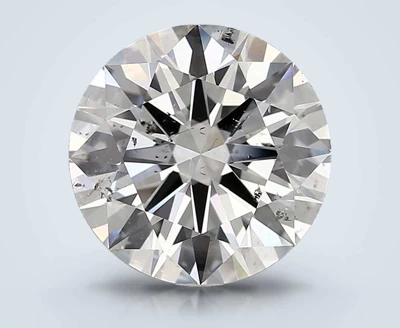 5.03ct G SI2 Rare Carat Ideal Cut Round Diamond