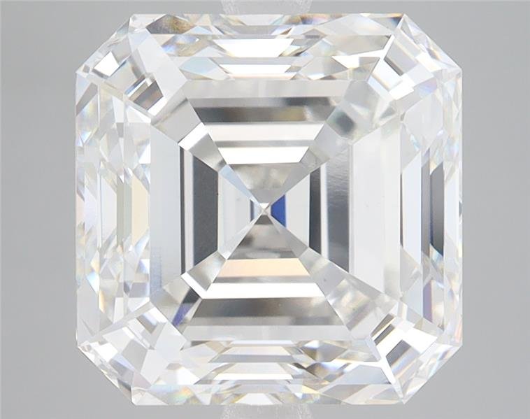 6.30ct F VS1 Rare Carat Ideal Cut Asscher Lab Grown Diamond