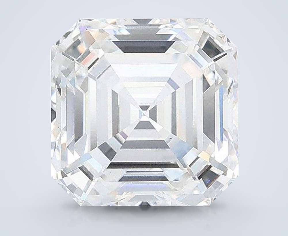 3.08ct D VS1 Rare Carat Ideal Cut Asscher Lab Grown Diamond