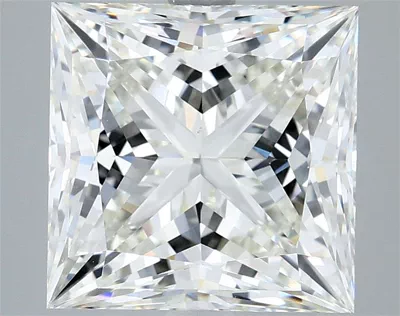 5.03ct I VS1 Rare Carat Ideal Cut Princess Diamond