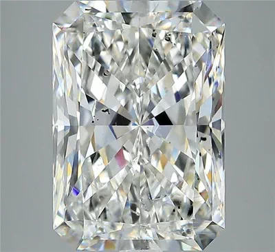 5.02ct H SI2 Rare Carat Ideal Cut Radiant Diamond