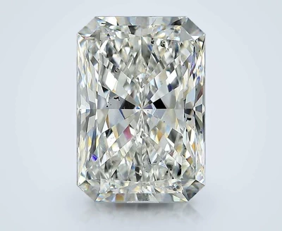 5.02ct H SI2 Rare Carat Ideal Cut Radiant Diamond