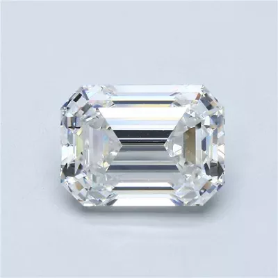 5.92ct F VS1 Excellent Cut Emerald Diamond