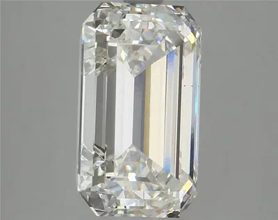 4.82ct H VS2 Rare Carat Ideal Cut Emerald Lab Grown Diamond