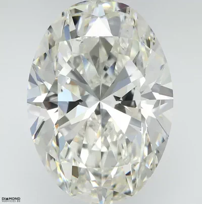 5.99ct G SI1 Rare Carat Ideal Cut Oval Diamond