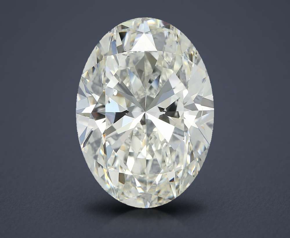 5.99ct G SI1 Rare Carat Ideal Cut Oval Diamond