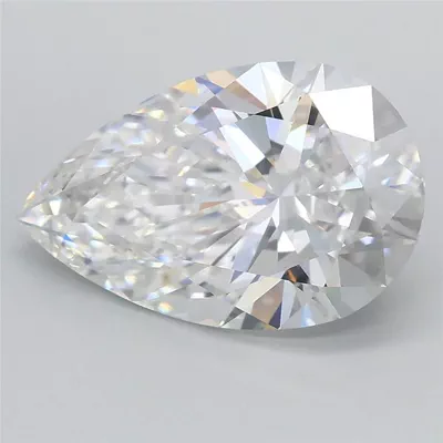 3.10ct E VS1 Rare Carat Ideal Cut Pear Lab Grown Diamond