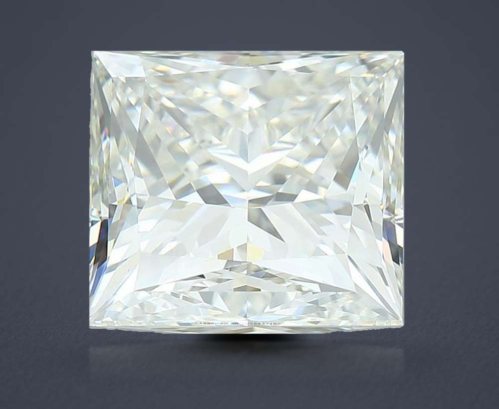 4.24ct I VVS2 Rare Carat Ideal Cut Princess Lab Grown Diamond