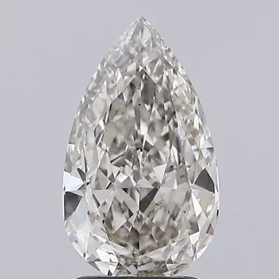 2.59ct I VS1 Rare Carat Ideal Cut Pear Lab Grown Diamond
