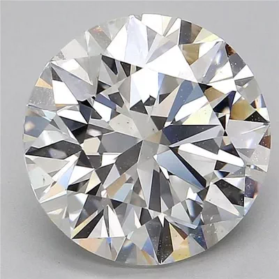 5.02ct G SI1 Rare Carat Ideal Cut Round Diamond
