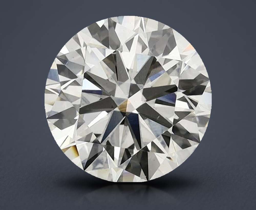 3.03ct I VS1 Excellent Cut Round Lab Grown Diamond