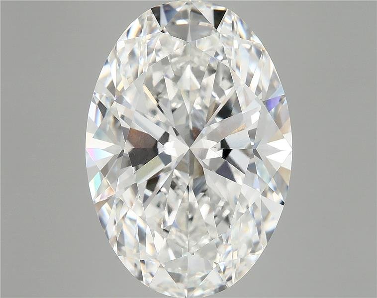 10.20ct F VVS2 Rare Carat Ideal Cut Oval Lab Grown Diamond