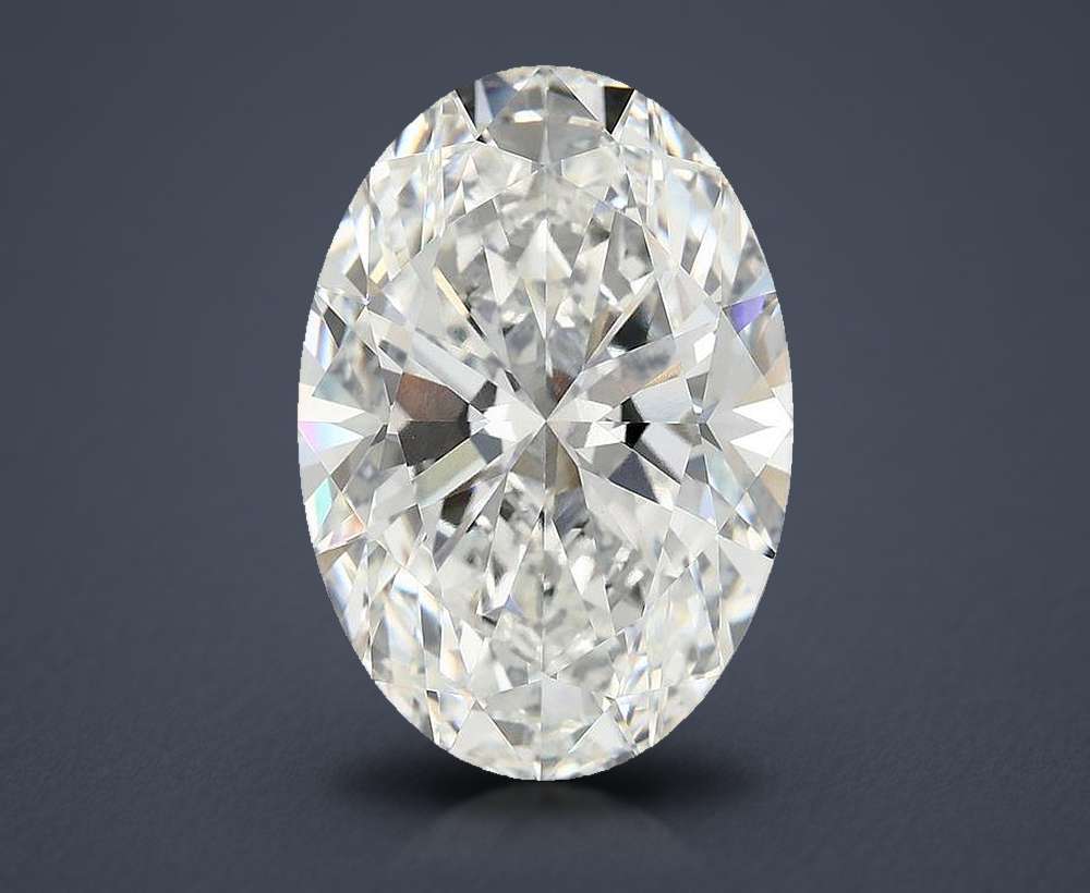 10.20ct F VVS2 Rare Carat Ideal Cut Oval Lab Grown Diamond