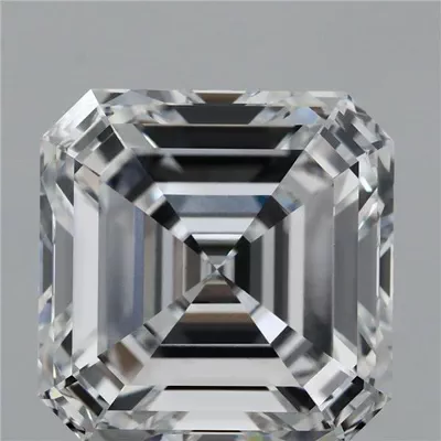 7.05ct F VVS2 Excellent Cut Asscher Lab Grown Diamond