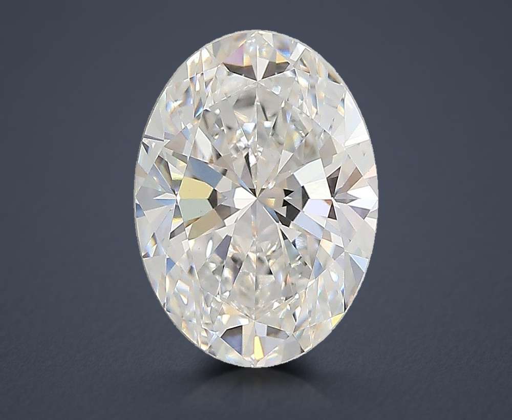 2.52ct E VVS2 Rare Carat Ideal Cut Oval Lab Grown Diamond