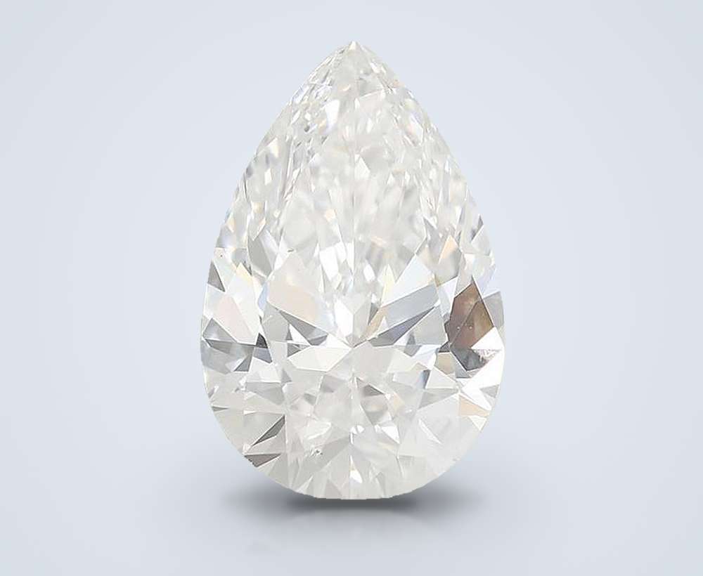 1.74ct E VS1 Rare Carat Ideal Cut Pear Lab Grown Diamond