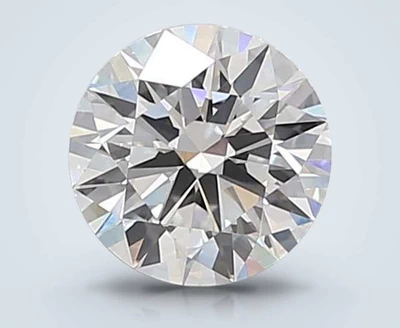 5.09ct E VVS2 Rare Carat Ideal Cut Round Lab Grown Diamond