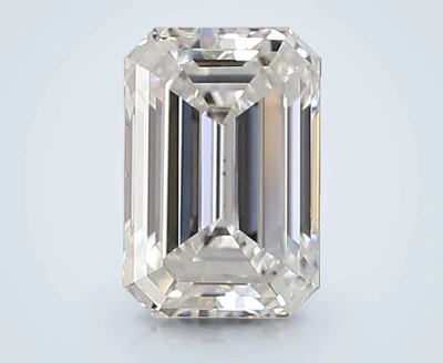 1.59ct D VS2 Rare Carat Ideal Cut Emerald Lab Grown Diamond