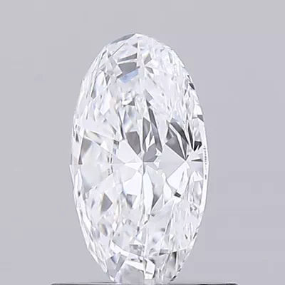 0.84ct D VVS1 Rare Carat Ideal Cut Oval Lab Grown Diamond