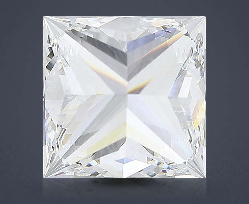 9.52ct F VVS2 Rare Carat Ideal Cut Princess Lab Grown Diamond