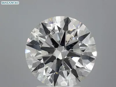 3.52ct G SI2 Rare Carat Ideal Cut Round Diamond