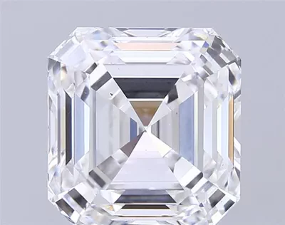 7.02ct E VS2 Rare Carat Ideal Cut Asscher Lab Grown Diamond