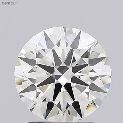 2.02ct K VVS2 Rare Carat Ideal Cut Round Diamond