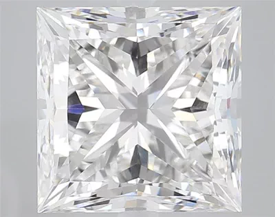8.01ct G VS1 Rare Carat Ideal Cut Princess Lab Grown Diamond