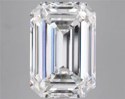 13.07ct G VVS2 Rare Carat Ideal Cut Emerald Lab Grown Diamond