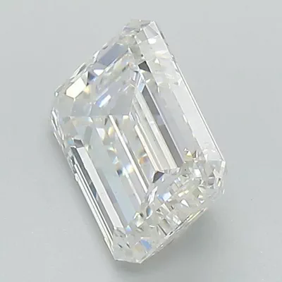 1.60ct F VS1 Excellent Cut Emerald Lab Grown Diamond