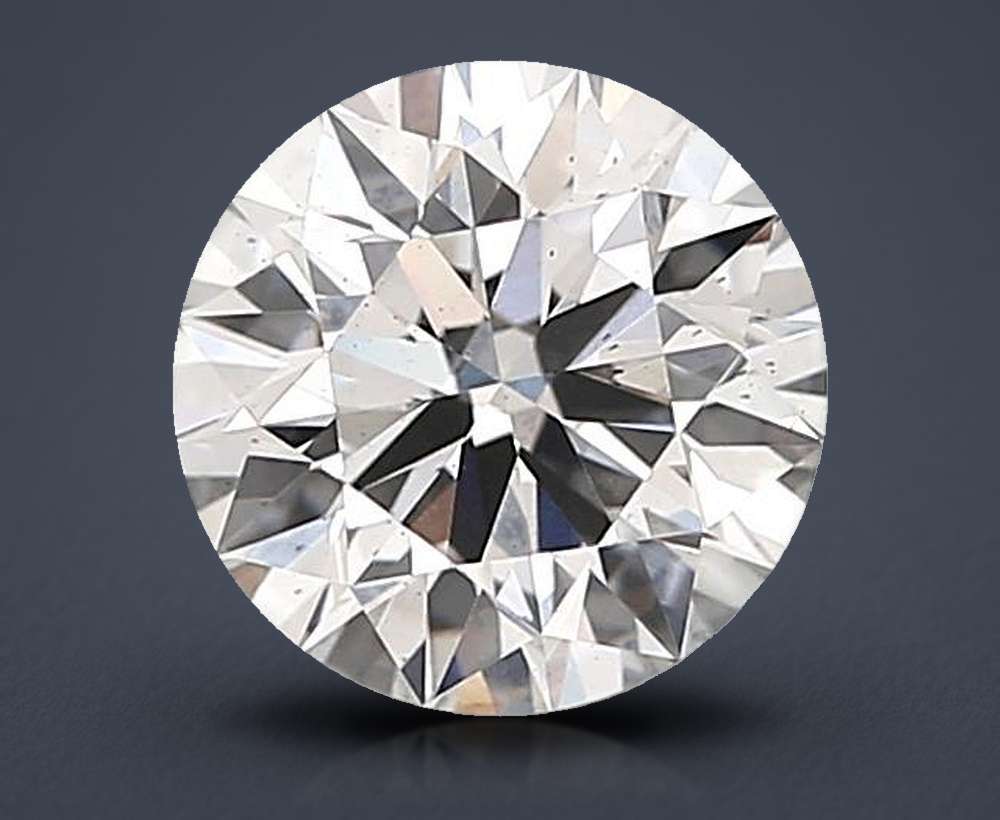 1.55ct G SI1 Rare Carat Ideal Cut Round Lab Grown Diamond