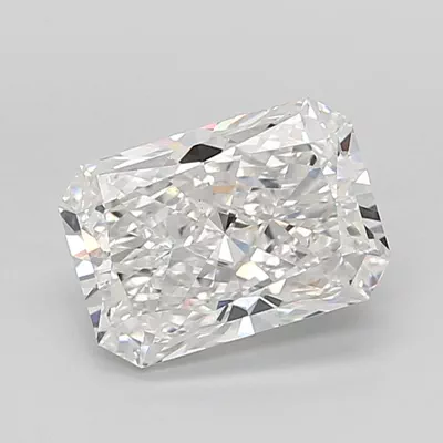 3.04ct E VS1 Rare Carat Ideal Cut Radiant Lab Grown Diamond