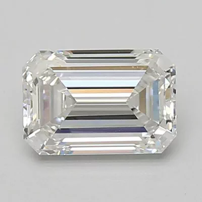 1.22ct E VVS2 Rare Carat Ideal Cut Emerald Lab Grown Diamond