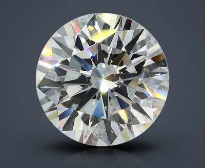 5.28ct I SI1 Rare Carat Ideal Cut Round Diamond