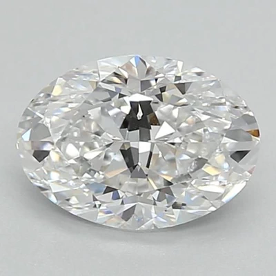 1.00ct D VVS2 Very Good Cut Oval Lab Grown Diamond