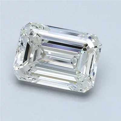 2.54ct H VS2 Rare Carat Ideal Cut Emerald Diamond