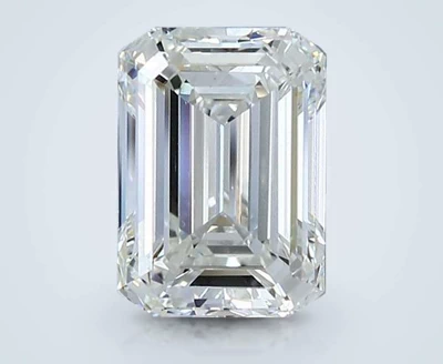2.54ct H VS2 Rare Carat Ideal Cut Emerald Diamond
