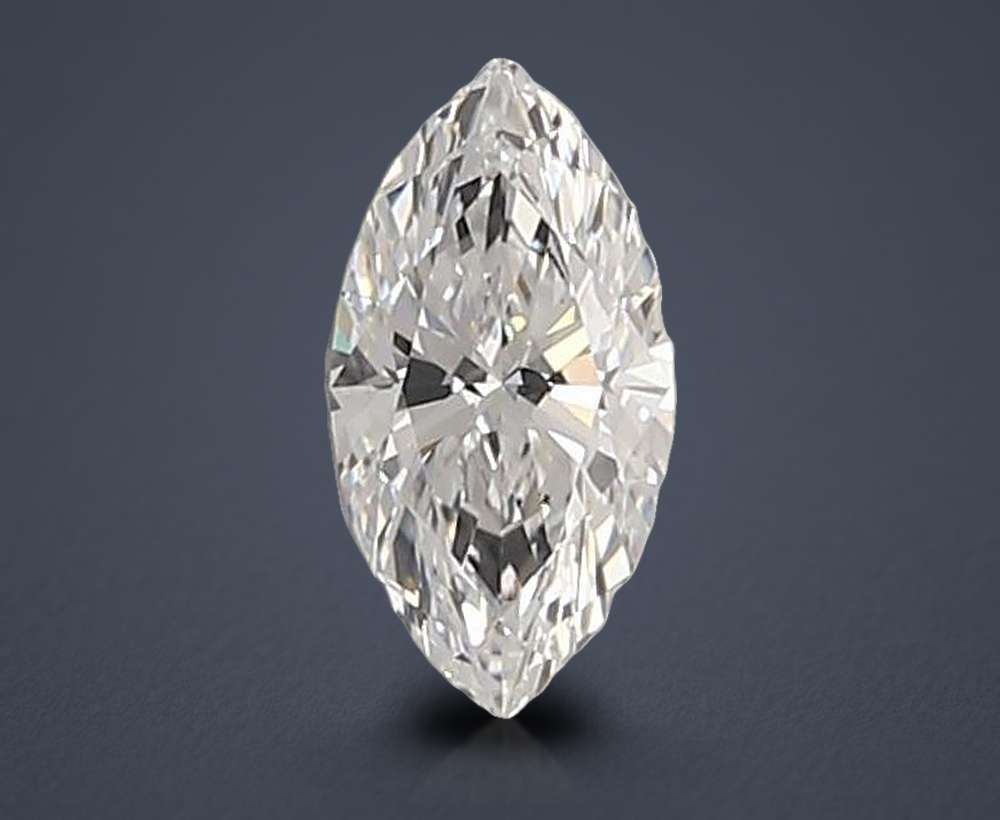0.65ct D VVS2 Rare Carat Ideal Cut Marquise Lab Grown Diamond