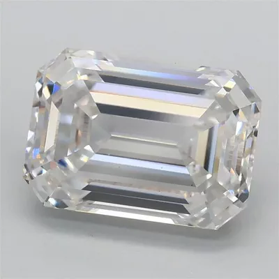 3.03ct F VS1 Rare Carat Ideal Cut Emerald Lab Grown Diamond