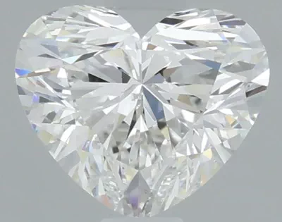 0.58ct F SI1 Rare Carat Ideal Cut Heart Diamond
