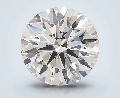 4.09ct G VVS1 Rare Carat Ideal Cut Round Lab Grown Diamond