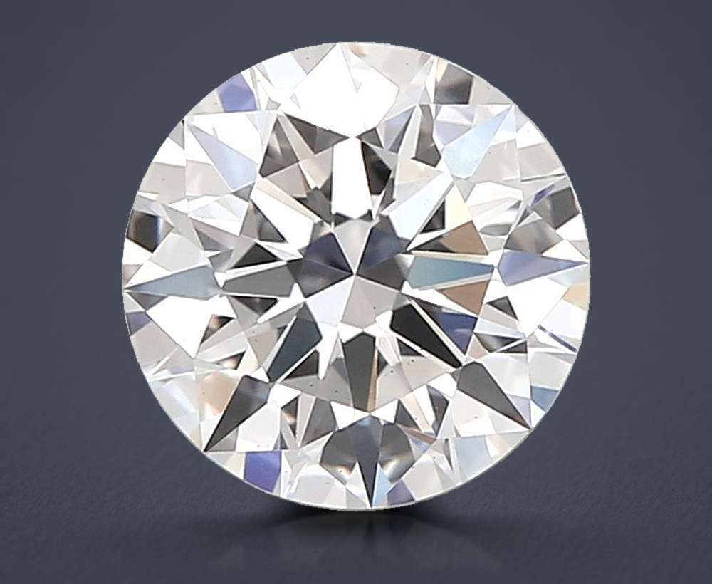 2.04ct E VS2 Rare Carat Ideal Cut Round Lab Grown Diamond