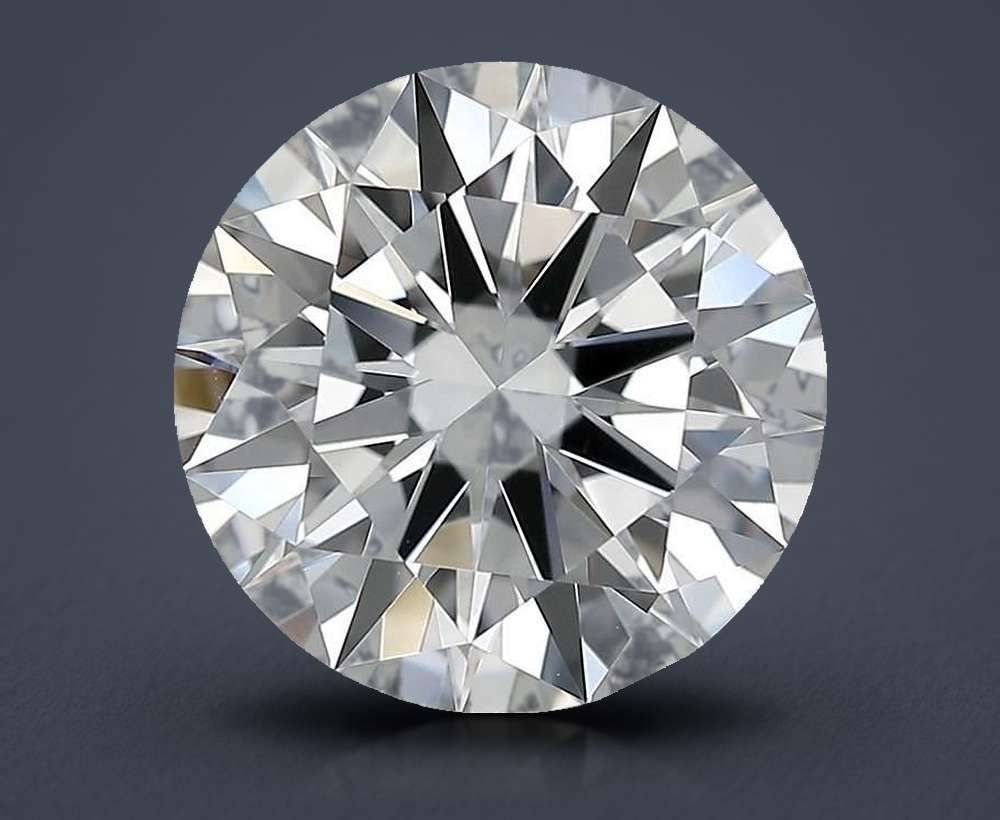2.55ct F IF Rare Carat Ideal Cut Round Diamond