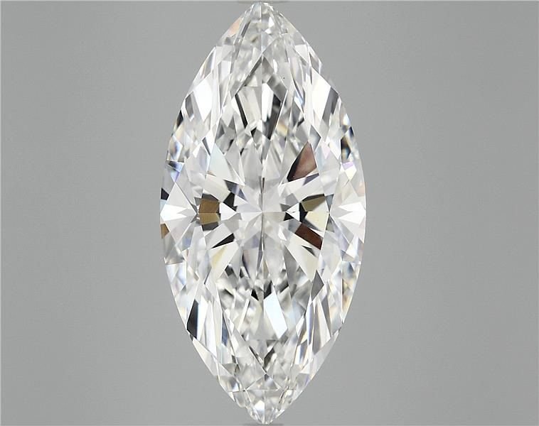 6.04ct F VS1 Rare Carat Ideal Cut Marquise Lab Grown Diamond