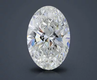 6.53ct F VVS2 Rare Carat Ideal Cut Oval Lab Grown Diamond