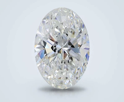6.53ct F VVS2 Rare Carat Ideal Cut Oval Lab Grown Diamond