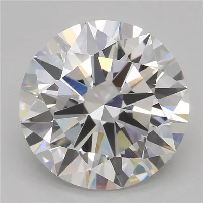 2.52ct E VVS2 Excellent Cut Round Lab Grown Diamond
