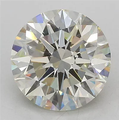 3.08ct J VS1 Excellent Cut Round Lab Grown Diamond