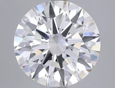 3.51ct E SI1 Rare Carat Ideal Cut Round Lab Grown Diamond