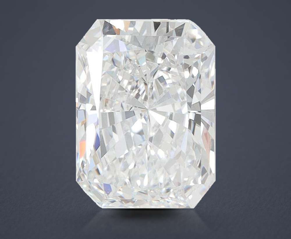 2.01ct D VVS1 Rare Carat Ideal Cut Radiant Lab Grown Diamond